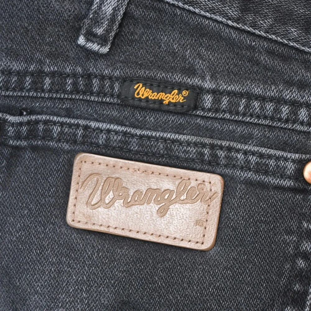 Wrangler 34x34 Gray Denim 13MWZ Cowboy Cut 100% Cotton Mens Jeans